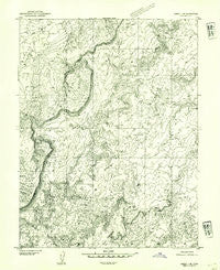Emery 1 NE Utah Historical topographic map, 1:24000 scale, 7.5 X 7.5 Minute, Year 1953