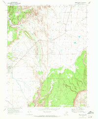 Emery East Utah Historical topographic map, 1:24000 scale, 7.5 X 7.5 Minute, Year 1968