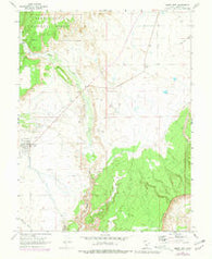 Emery East Utah Historical topographic map, 1:24000 scale, 7.5 X 7.5 Minute, Year 1968