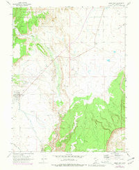 Emery East Utah Historical topographic map, 1:24000 scale, 7.5 X 7.5 Minute, Year 1968