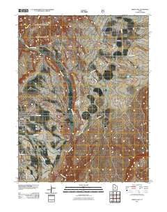 Emery East Utah Historical topographic map, 1:24000 scale, 7.5 X 7.5 Minute, Year 2011