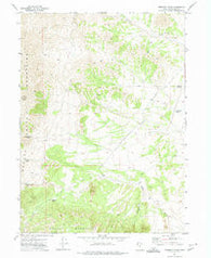 Emigrant Pass Utah Historical topographic map, 1:24000 scale, 7.5 X 7.5 Minute, Year 1971