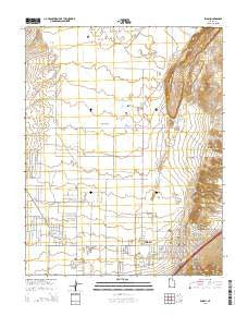 Enoch Utah Current topographic map, 1:24000 scale, 7.5 X 7.5 Minute, Year 2014