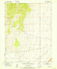 Enoch NE Utah Historical topographic map, 1:24000 scale, 7.5 X 7.5 Minute, Year 1952