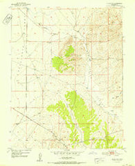 Enoch NW Utah Historical topographic map, 1:24000 scale, 7.5 X 7.5 Minute, Year 1952