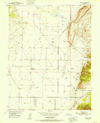 Enoch Utah Historical topographic map, 1:24000 scale, 7.5 X 7.5 Minute, Year 1950