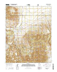 Enterprise Utah Current topographic map, 1:24000 scale, 7.5 X 7.5 Minute, Year 2014