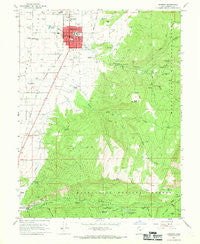 Ephraim Utah Historical topographic map, 1:24000 scale, 7.5 X 7.5 Minute, Year 1966