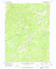 Erickson Basin Utah Historical topographic map, 1:24000 scale, 7.5 X 7.5 Minute, Year 1972