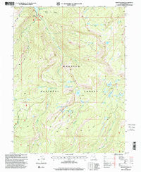 Erickson Basin Utah Historical topographic map, 1:24000 scale, 7.5 X 7.5 Minute, Year 1998