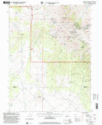Erickson Knoll Utah Historical topographic map, 1:24000 scale, 7.5 X 7.5 Minute, Year 1998