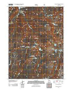 Erickson Basin Utah Historical topographic map, 1:24000 scale, 7.5 X 7.5 Minute, Year 2011