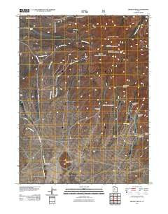 Erickson Knoll Utah Historical topographic map, 1:24000 scale, 7.5 X 7.5 Minute, Year 2011