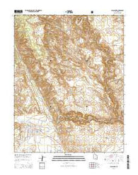 Escalante Utah Current topographic map, 1:24000 scale, 7.5 X 7.5 Minute, Year 2014