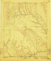 Escalante Utah Historical topographic map, 1:250000 scale, 1 X 1 Degree, Year 1886