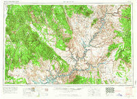 Escalante Utah Historical topographic map, 1:250000 scale, 1 X 2 Degree, Year 1956
