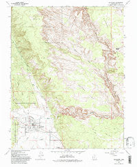Escalante Utah Historical topographic map, 1:24000 scale, 7.5 X 7.5 Minute, Year 1964