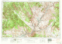 Escalante Utah Historical topographic map, 1:250000 scale, 1 X 2 Degree, Year 1956