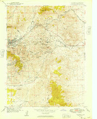 Eureka Utah Historical topographic map, 1:24000 scale, 7.5 X 7.5 Minute, Year 1949