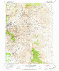 Eureka Utah Historical topographic map, 1:24000 scale, 7.5 X 7.5 Minute, Year 1954