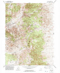 Eureka Utah Historical topographic map, 1:24000 scale, 7.5 X 7.5 Minute, Year 1992