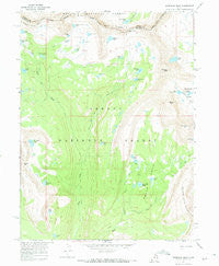 Explorer Peak Utah Historical topographic map, 1:24000 scale, 7.5 X 7.5 Minute, Year 1967
