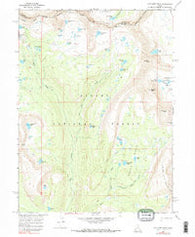 Explorer Peak Utah Historical topographic map, 1:24000 scale, 7.5 X 7.5 Minute, Year 1967