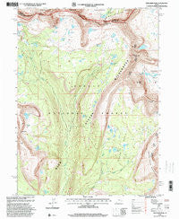 Explorer Peak Utah Historical topographic map, 1:24000 scale, 7.5 X 7.5 Minute, Year 1996