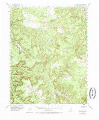 Fable Valley Utah Historical topographic map, 1:62500 scale, 15 X 15 Minute, Year 1954