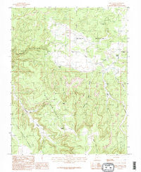 Fable Valley Utah Historical topographic map, 1:24000 scale, 7.5 X 7.5 Minute, Year 1985