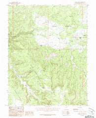 Fable Valley Utah Historical topographic map, 1:24000 scale, 7.5 X 7.5 Minute, Year 1985