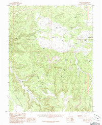 Fable Valley Utah Historical topographic map, 1:24000 scale, 7.5 X 7.5 Minute, Year 1985