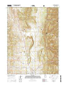 Fairview Utah Current topographic map, 1:24000 scale, 7.5 X 7.5 Minute, Year 2014