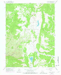 Fairview Lakes Utah Historical topographic map, 1:24000 scale, 7.5 X 7.5 Minute, Year 1965