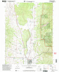 Fairview Utah Historical topographic map, 1:24000 scale, 7.5 X 7.5 Minute, Year 2001