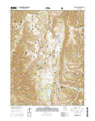 Fairview Lakes Utah Current topographic map, 1:24000 scale, 7.5 X 7.5 Minute, Year 2014