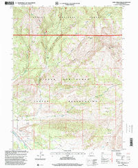 Farm Creek Peak Utah Historical topographic map, 1:24000 scale, 7.5 X 7.5 Minute, Year 1996