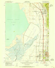 Farmington Utah Historical topographic map, 1:24000 scale, 7.5 X 7.5 Minute, Year 1952
