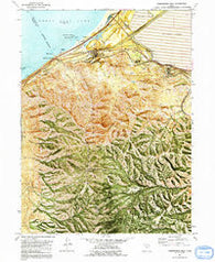 Farnsworth Peak Utah Historical topographic map, 1:24000 scale, 7.5 X 7.5 Minute, Year 1972
