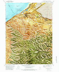 Farnsworth Peak Utah Historical topographic map, 1:24000 scale, 7.5 X 7.5 Minute, Year 1972