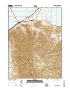 Farnsworth Peak Utah Current topographic map, 1:24000 scale, 7.5 X 7.5 Minute, Year 2014