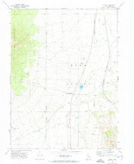 Faust Utah Historical topographic map, 1:24000 scale, 7.5 X 7.5 Minute, Year 1971