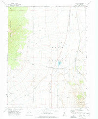 Faust Utah Historical topographic map, 1:24000 scale, 7.5 X 7.5 Minute, Year 1971