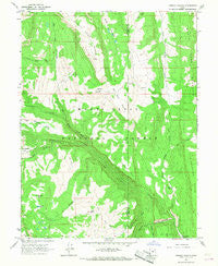 Ferron Canyon Utah Historical topographic map, 1:24000 scale, 7.5 X 7.5 Minute, Year 1966