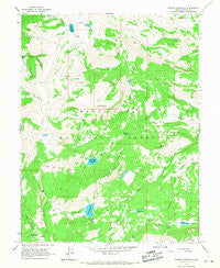 Ferron Reservoir Utah Historical topographic map, 1:24000 scale, 7.5 X 7.5 Minute, Year 1966