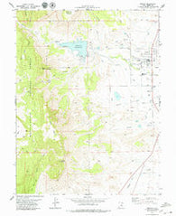 Ferron Utah Historical topographic map, 1:24000 scale, 7.5 X 7.5 Minute, Year 1979