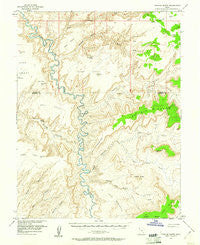 Fiddler Butte Utah Historical topographic map, 1:62500 scale, 15 X 15 Minute, Year 1953