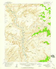 Fiddler Butte Utah Historical topographic map, 1:62500 scale, 15 X 15 Minute, Year 1953