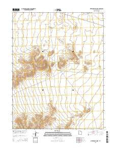 Fifteenmile Point Utah Current topographic map, 1:24000 scale, 7.5 X 7.5 Minute, Year 2014