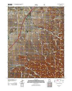 Fillmore Utah Historical topographic map, 1:24000 scale, 7.5 X 7.5 Minute, Year 2011